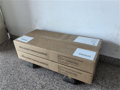 ABD Müşterisi İçin Güneş Enerjili Park Flap Kilidi Örnekleri Bugün Hava Yoluyla Gönderiliyor