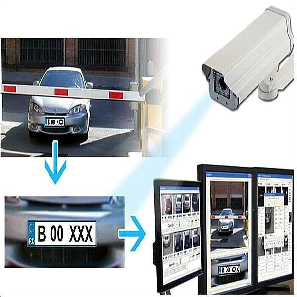 ANPR LPR kamera araç yönetim sistemi yazılımı ile Park