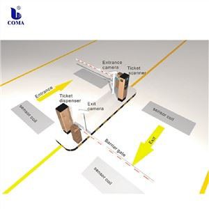 Termal Kağıt Bilet Dağıtıcı Makinesi Otopark Araç Gelir Erişim Kontrol Sistemi