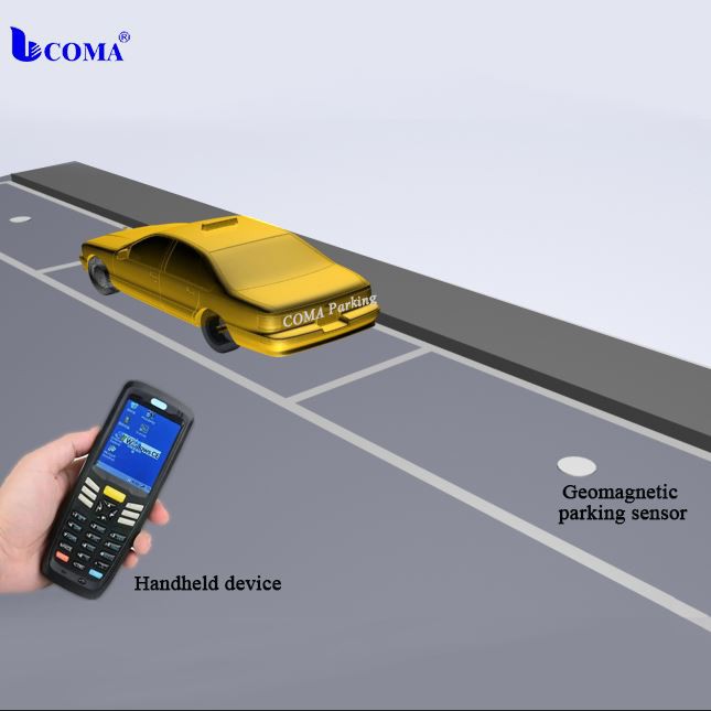 Araç Algılama Kablosuz IoT Lora Park Sensörü Akıllı Park Sistemi